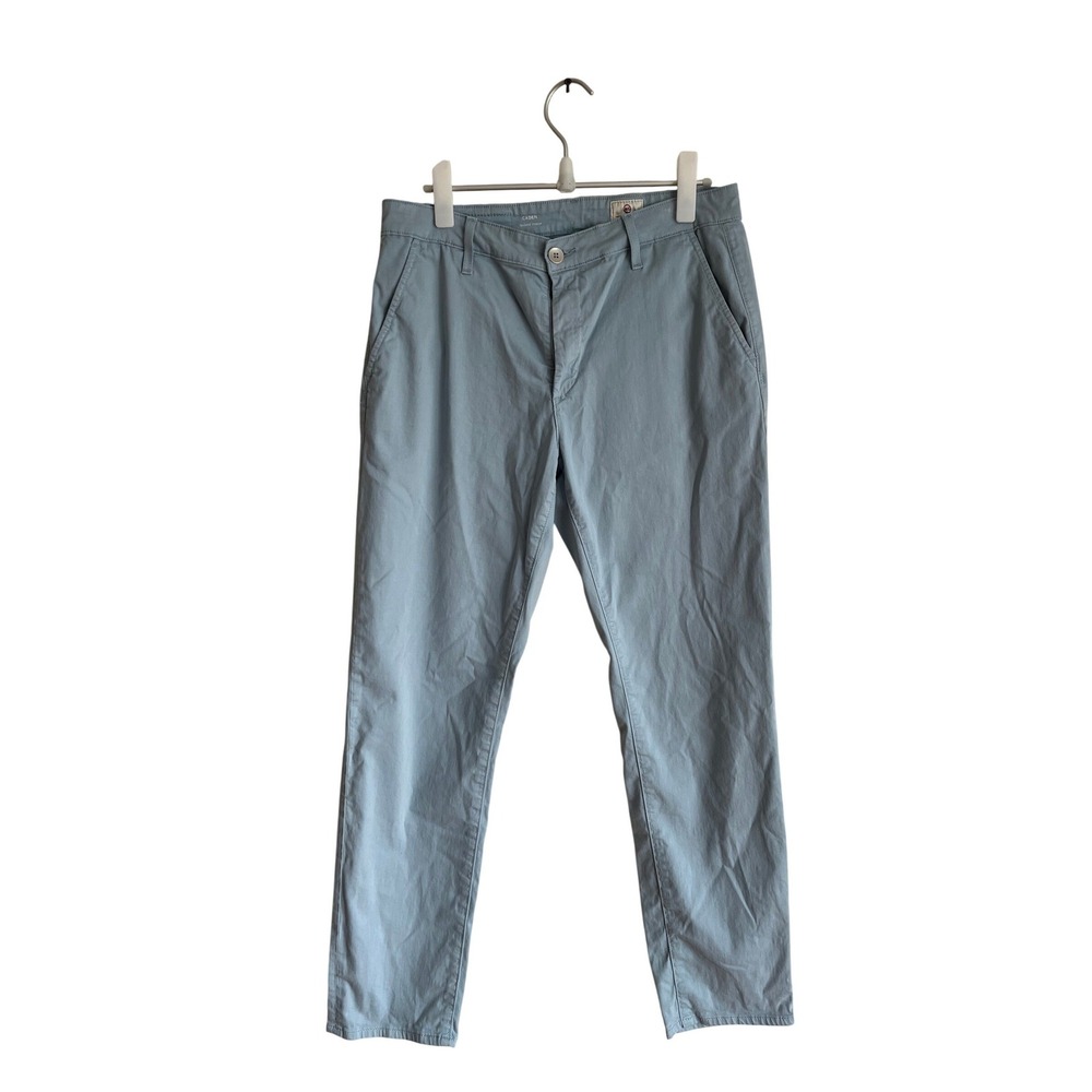 AG Adriano Goldschmied Caden Tailored Trouser Light Blue Chino‎ Mens 30 Prep